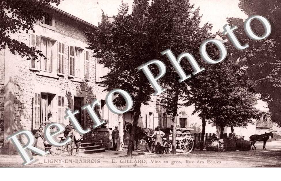 Rue des Ecoles E. Gillard, vins en gros