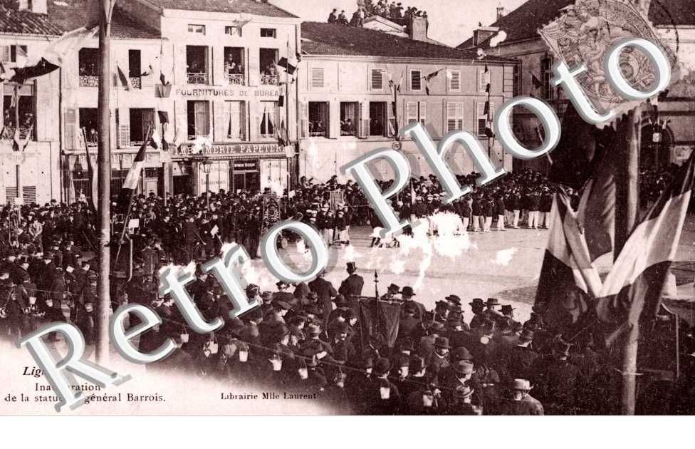Ligny-en-Barrois, Inauguration de la Statue du General Barrois
