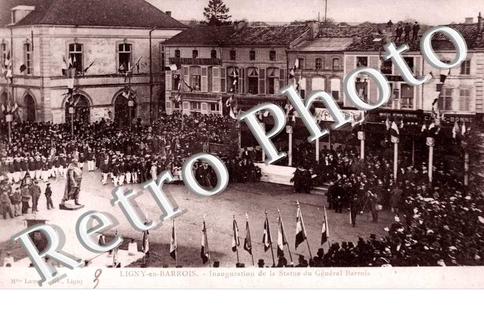 Ligny-en-Barrois, Inauguration de la Statue du General Barrois