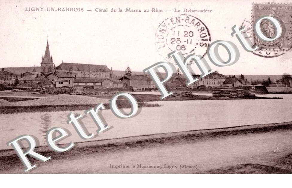 canal de la Marne au Rhin le debarcadere