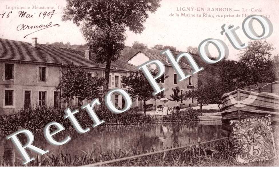 Port su le Canal de la Marne au Rhin