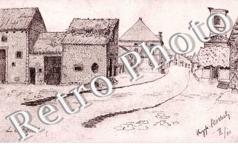 feldpostkarte  - carte style dessin