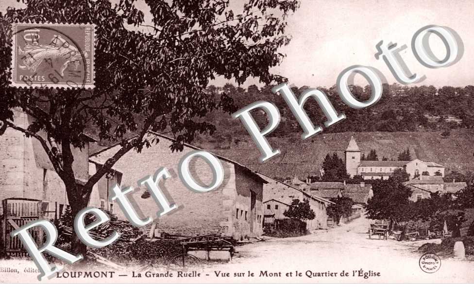 Grande Ruelle - vue sur le Mont et le quartier de l'eglise