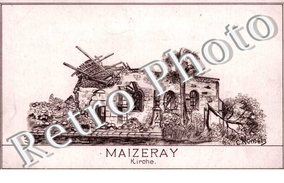 Kirche  - carte style dessin