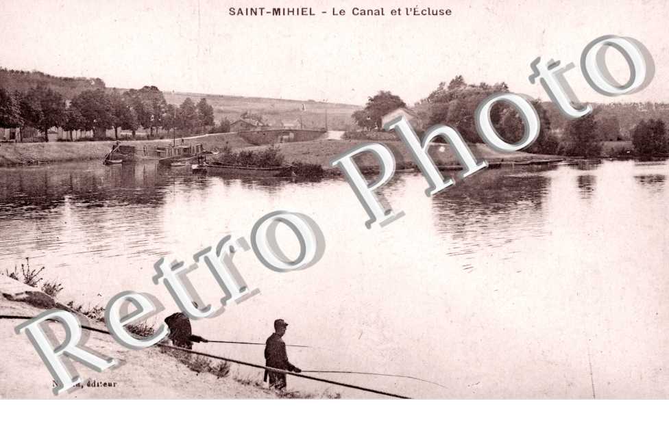 Saint Mihiel - Le canal et l'ecluse