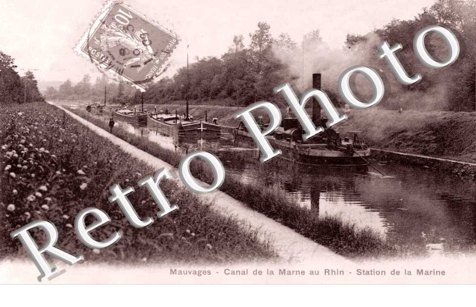 station de la Marine - canal de la marne au Rhin
