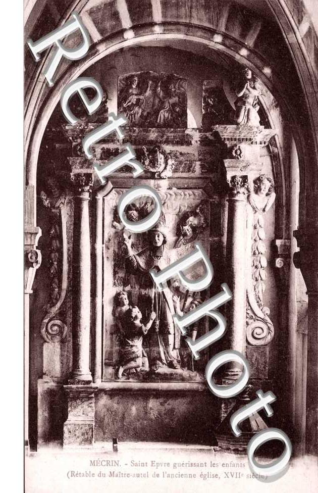 Retable du Maitre Autel de l'ancienne eglise