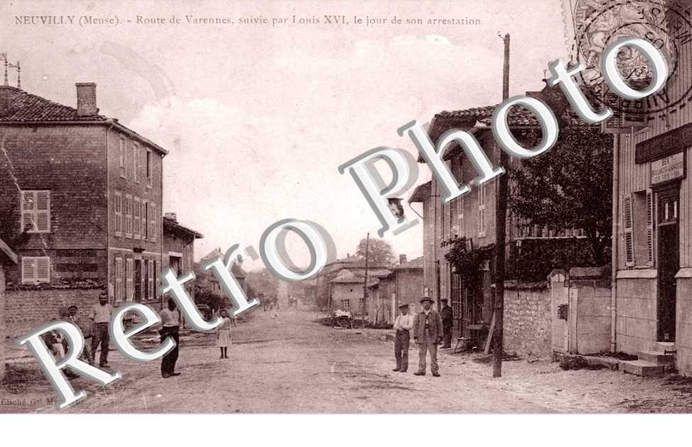 Route de Varennes prise par Louis XVI le jour de son arrestation