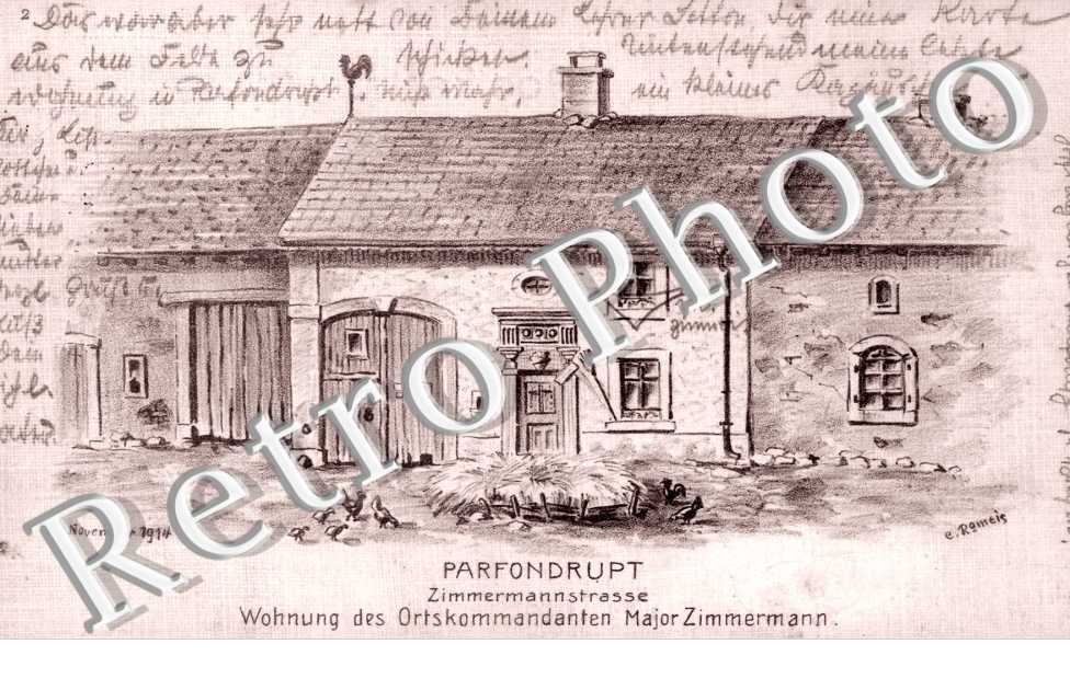 Zimmermanstrasse - Wohnung des Ortskommandanten Major Zimmermann