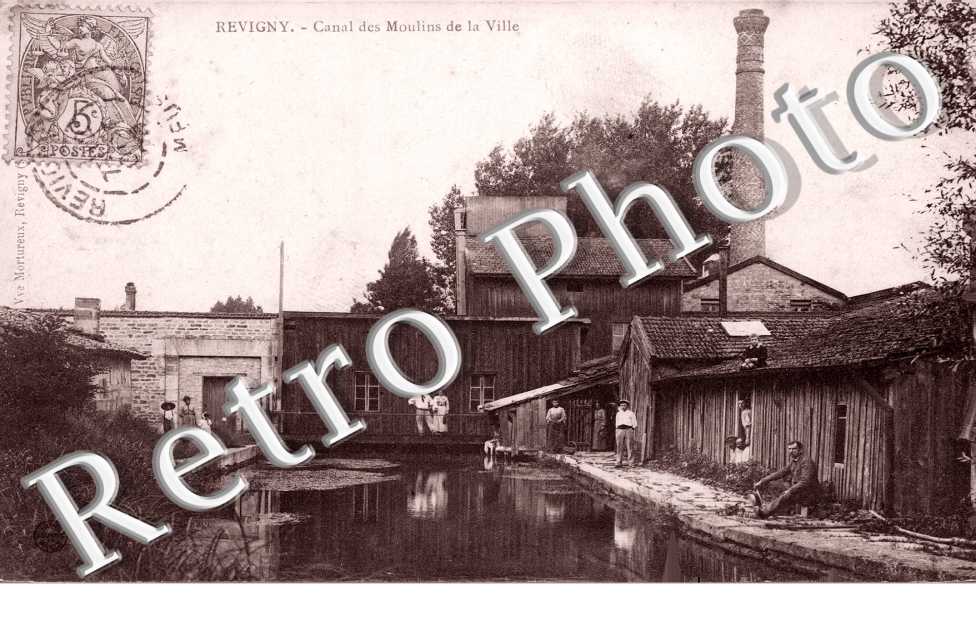 canal de moulins de la ville