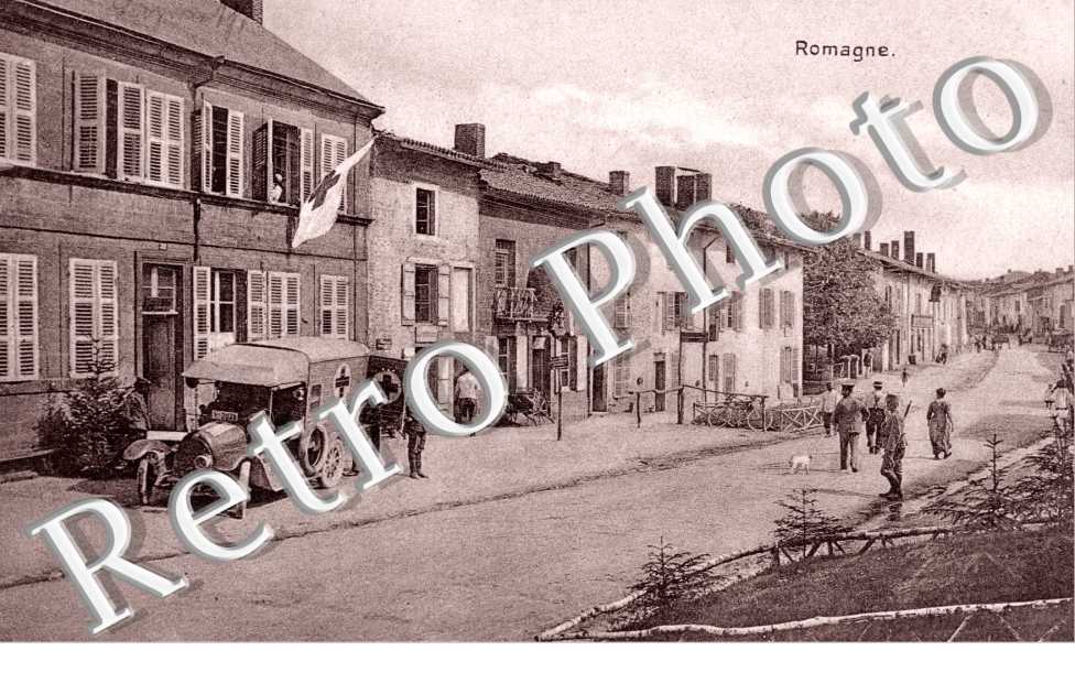 rue principale - carte militaire allemande