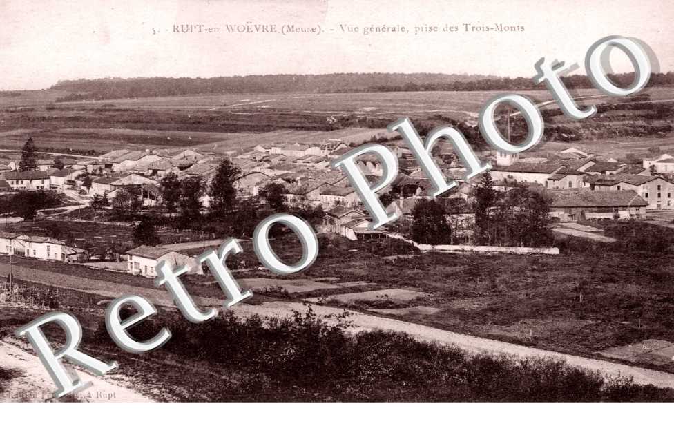vue generale, prise des Trois-Monts