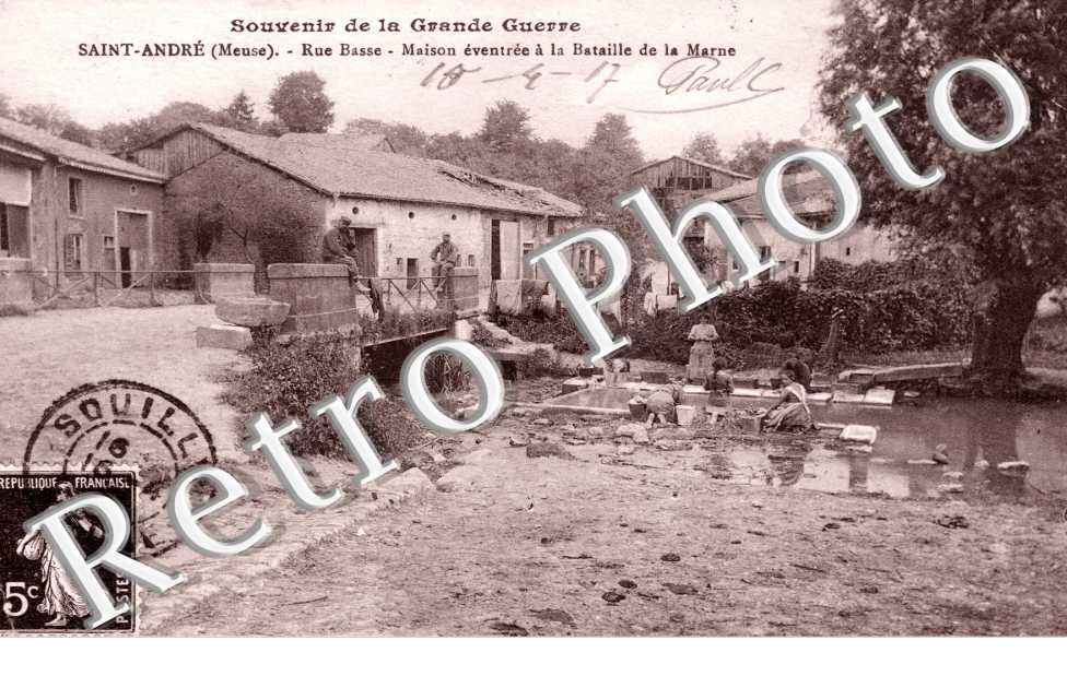 Rue Basse maison eventree a la Bataille de la Marne