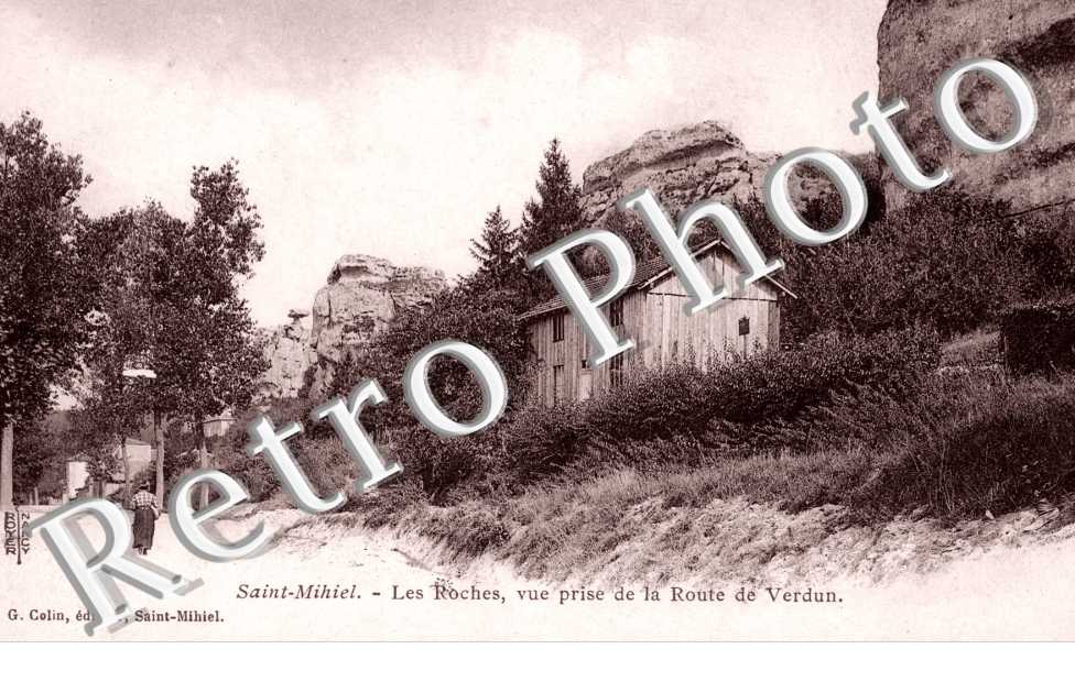 les Roches, Vue prise de la Route de Verdun