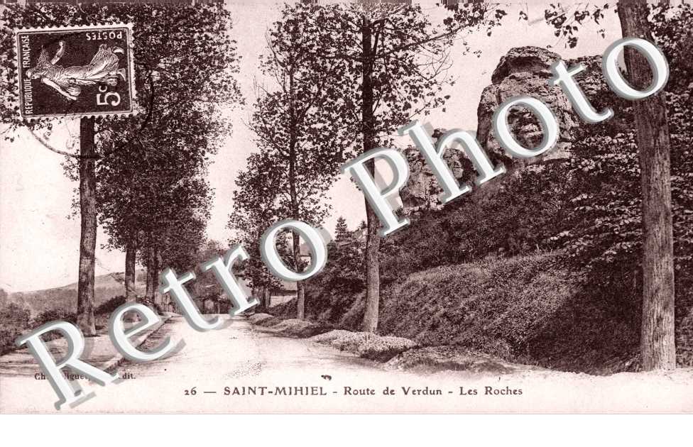 Route de Verdun, les Roches