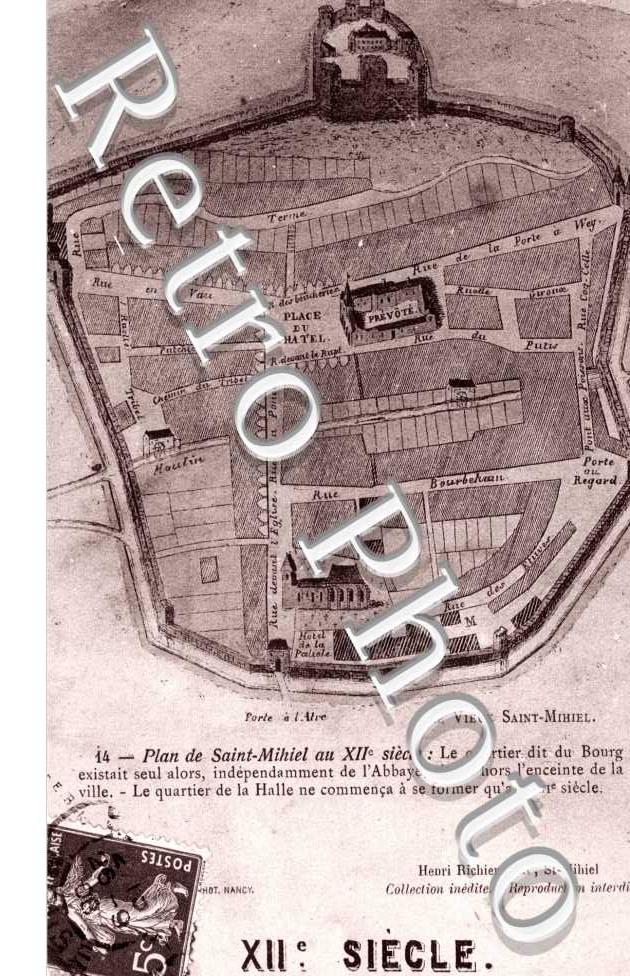 le Vieux Saint-Mihiel, Carte Gepgraphique