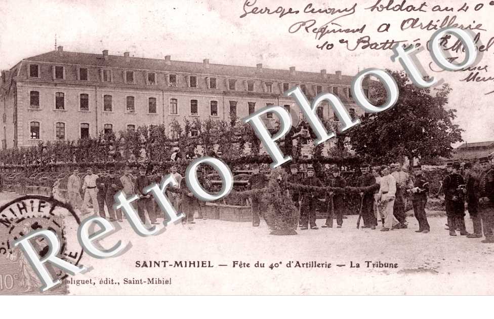 Fete du 40eme d'Artillerie - la Tribune