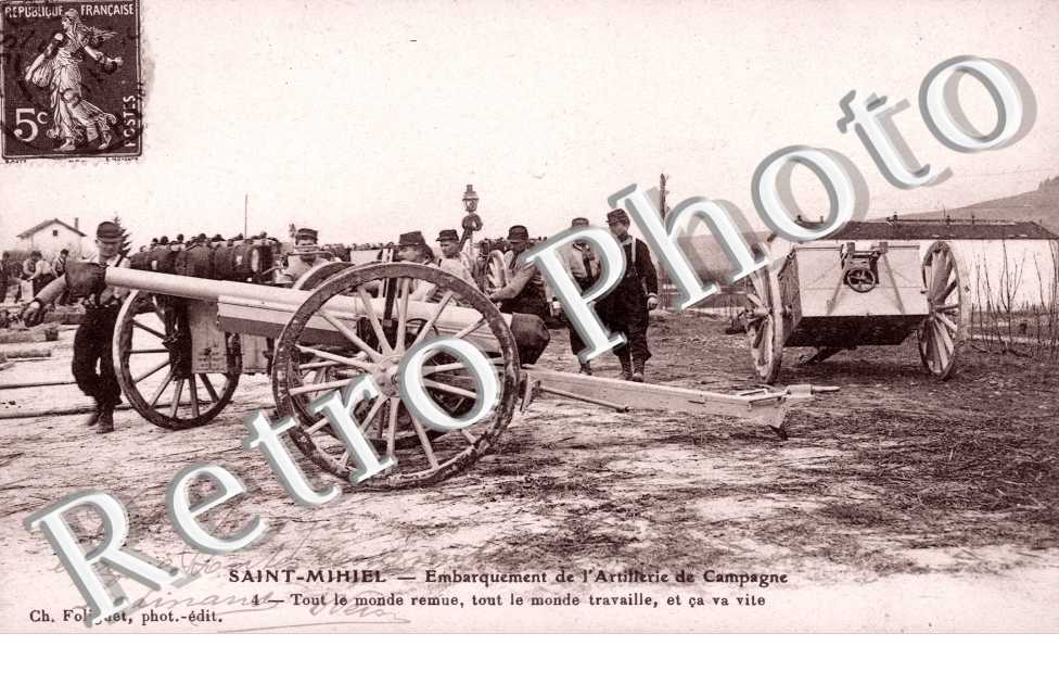 Embarquement de l&#039;Artillerie de campagne