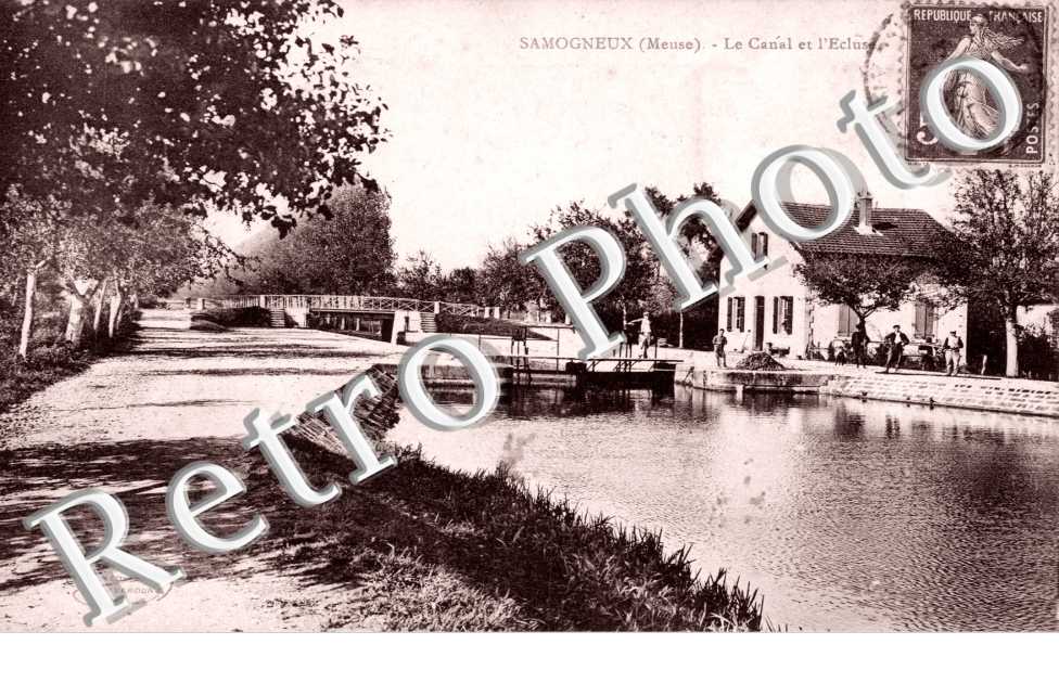 Le canal et l'ecluse