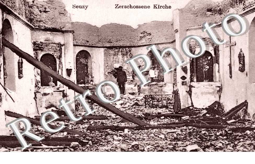 Zerschossene Kirche