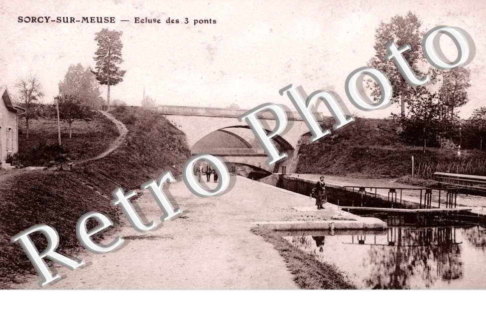 Sorcy sur Meuse Ecluse des Trois Ponts