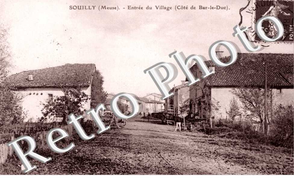 entree du village (cote de Bar le duc)