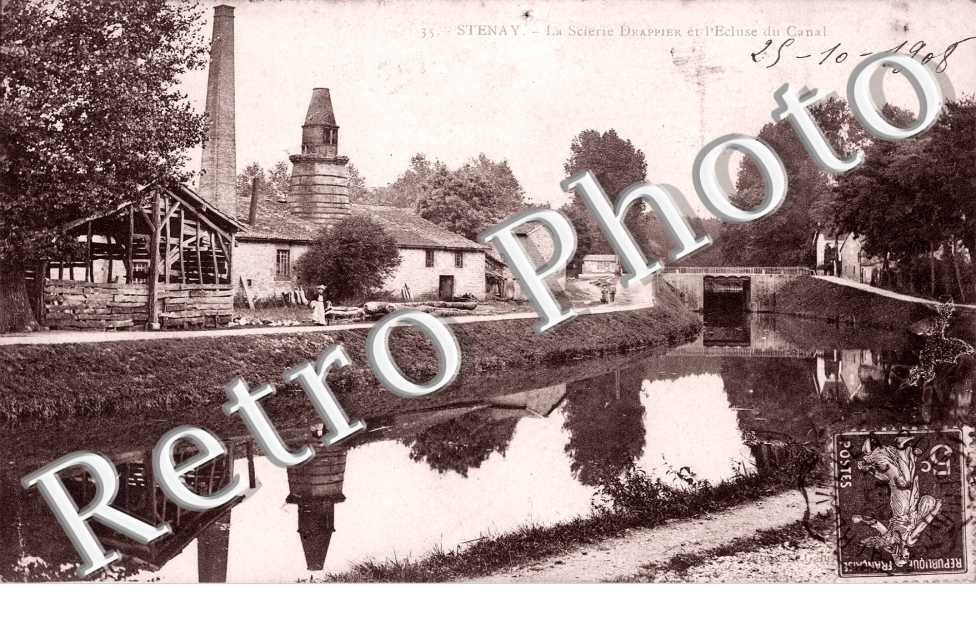 la Scierie Drappier et l&#039;Ecluse du Canal