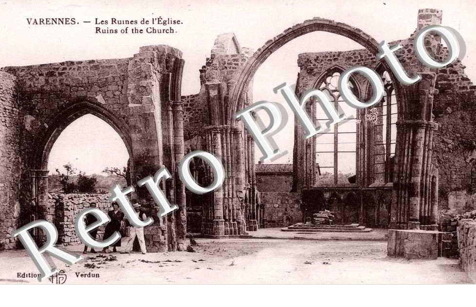 Les ruines de l'eglise
