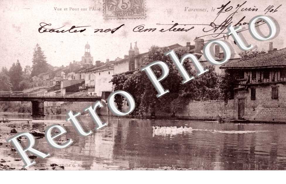 Vue et Pont sur l'Aire