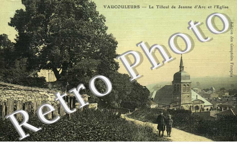 le tilleul de Jeanne d'Arc et l'eglise