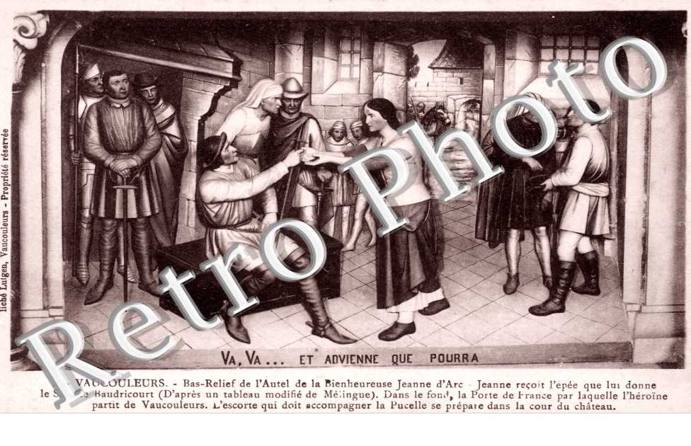 Bas Relief de l'Autel de la Bienheureuse Jeanne d'Arc