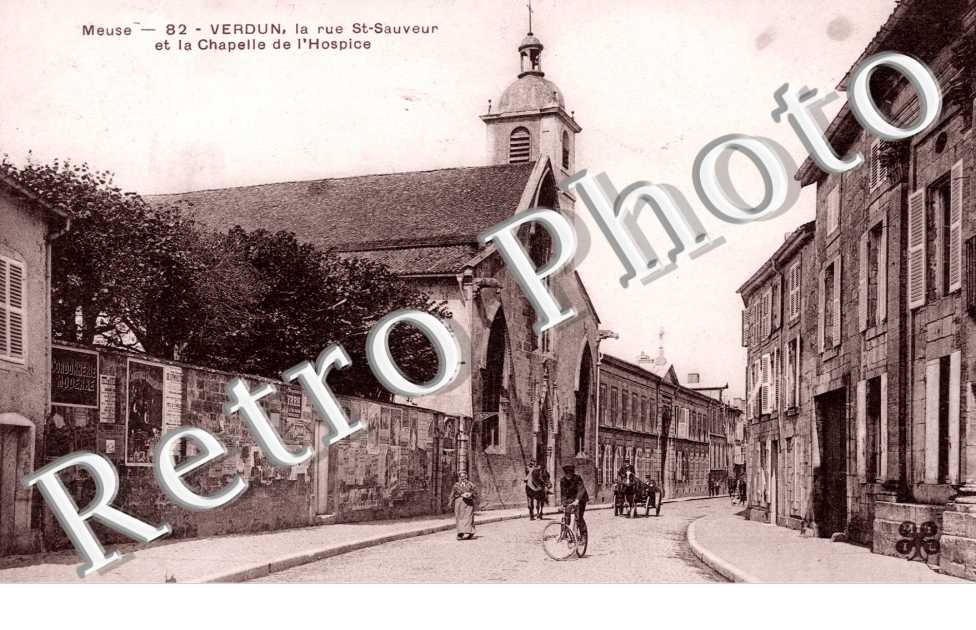 la Rue St-Sauveur et la Chapelle de l'Hospice