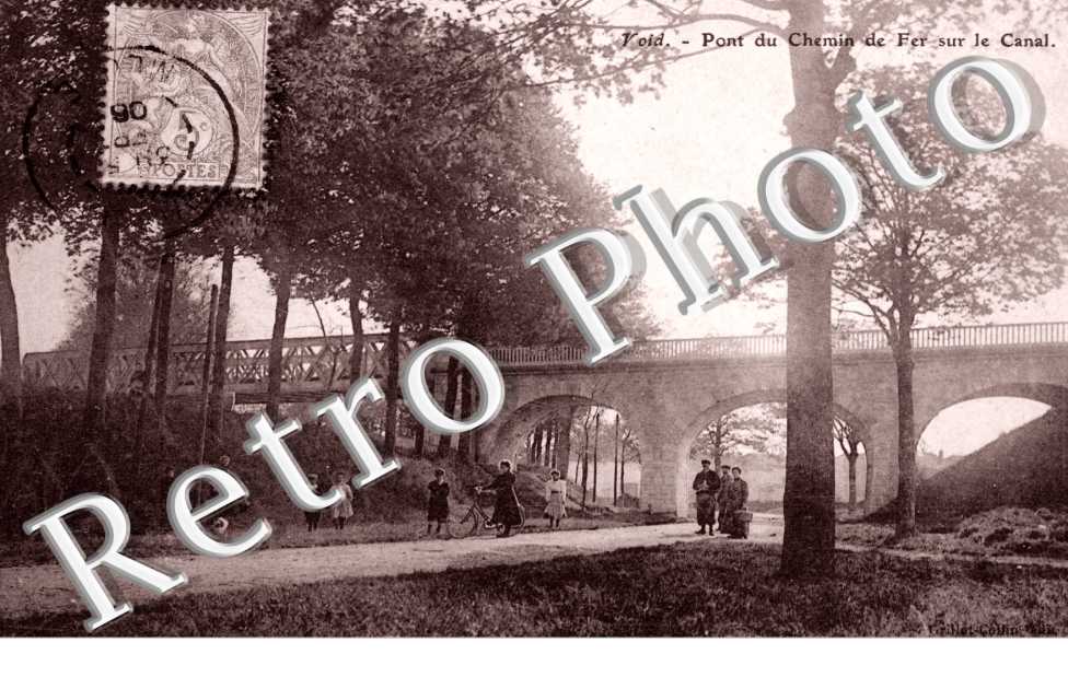 Pont du chemin de fer sur le canal