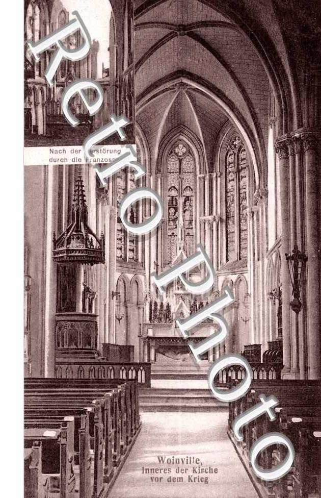 Inneres der Kirche vor dem Krieg