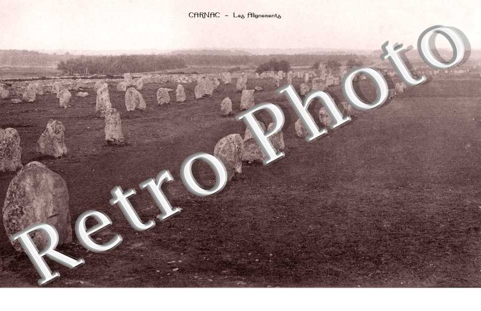 vue panoramique Carnac et ses alignements