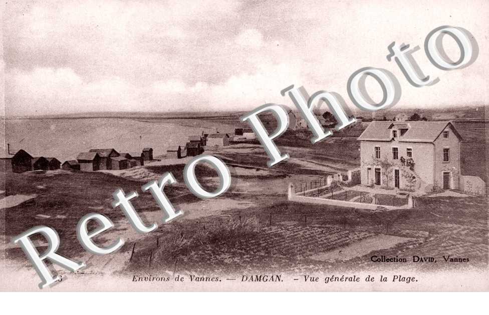 Vue generale de la plage