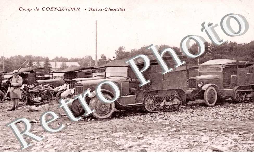 Camp de Coetquidan, Autos chenilles
