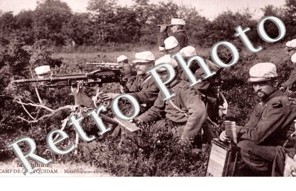 Camp de Coetquidan - Mitrailleuses en Action