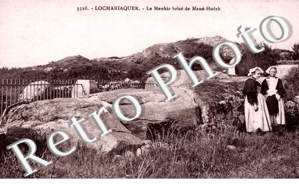 le Menhir brise ,de Mane-Hoërk
