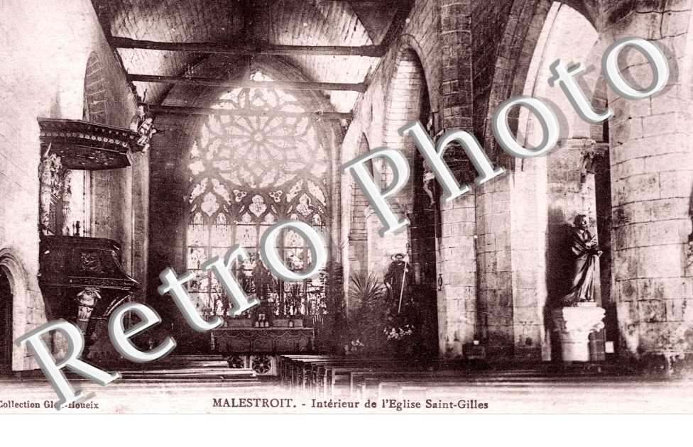Interieur de l&#039;eglise saint Gilles