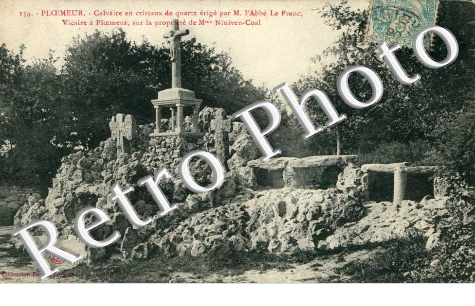 Calvaire en cristeaux de quartz erige par M. l&#039;Abbe le Franc