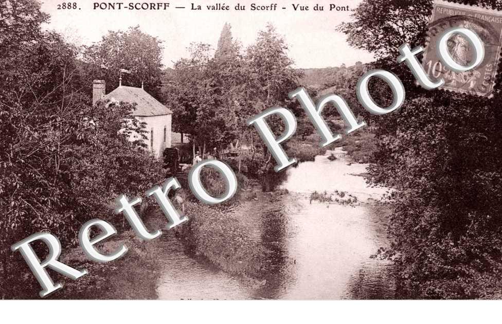 la Vallee de la Scorff, Vue du Pont
