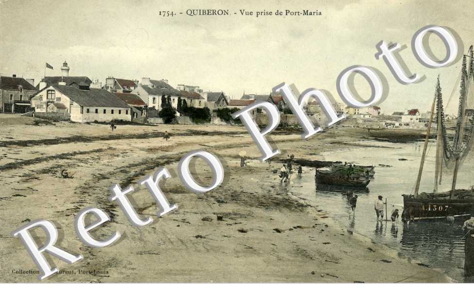 Vue prise de Port-Maria (carte couleur)