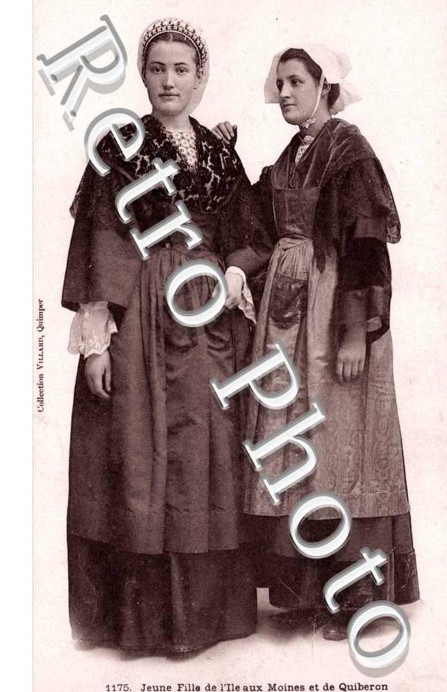 jeune fille de l&#039;ile aux Moines et de Quiberon