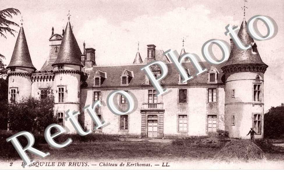Carte Postale Ancienne - Sarzeau Château De Kerthomas - Début 1900 - Bon état