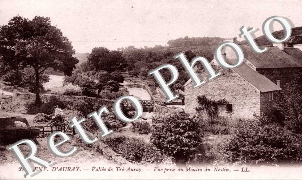 La vallee Tre Auray Vue prise du moulin de nestin