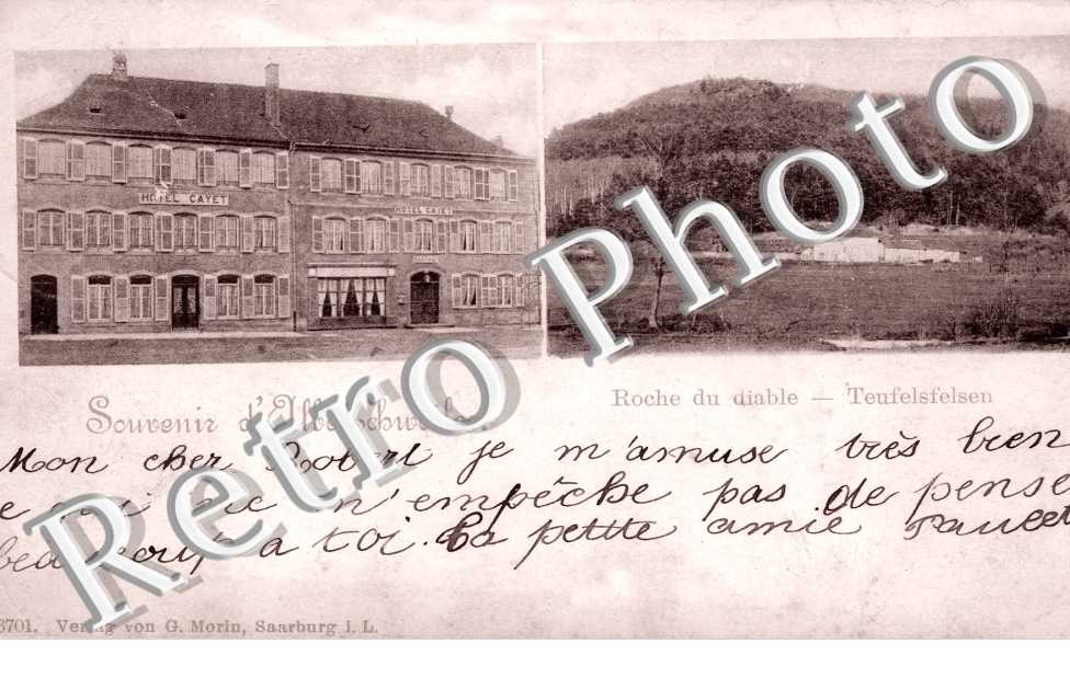 Hotel CAYET   Roche du Diable Teufelsfelsen