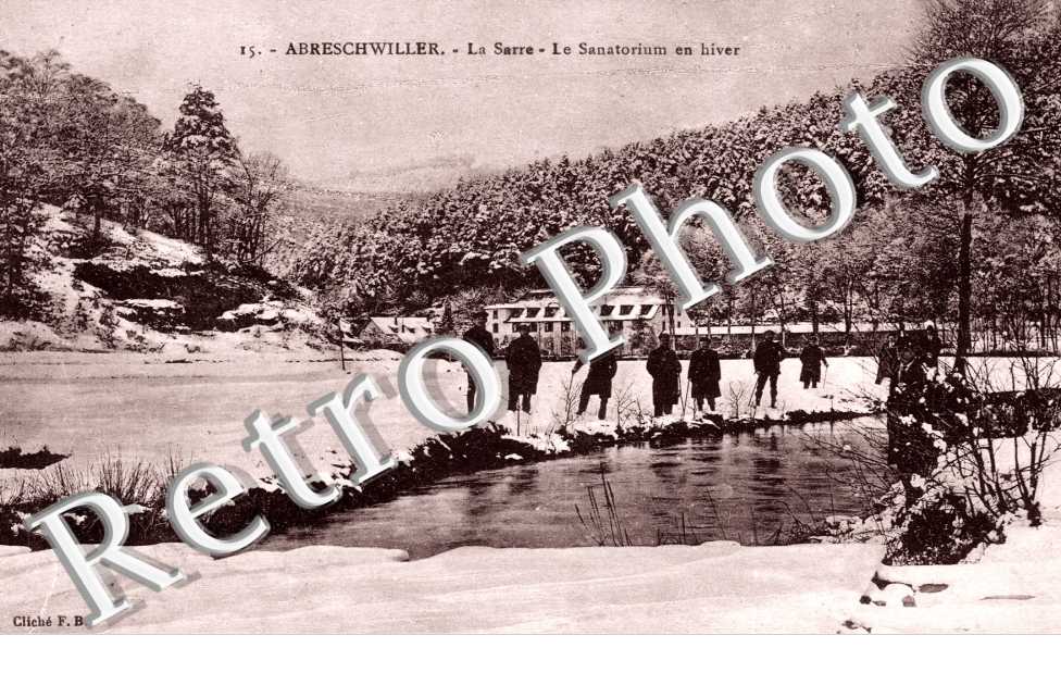 la Sarre Le sanatorium en hiver
