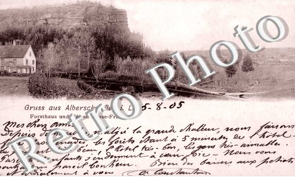 Forsthaus und Felsen Basse Frentz