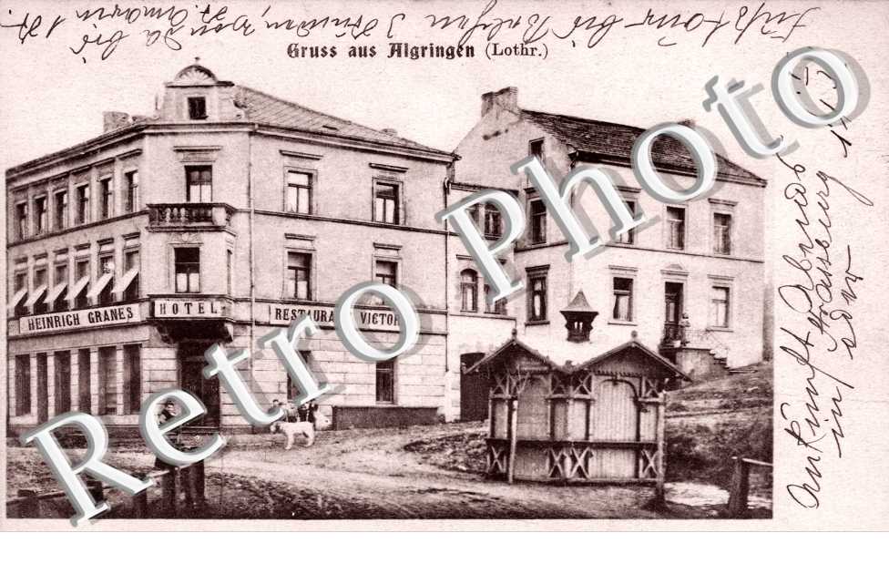 Gruss aus Algringen. Hotel Restaurant Victoria. Heinrich Granes